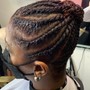 Flat Twists updo