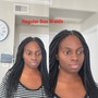 Regular Box Braids Medium-Midback