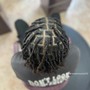 Loc Re-twist short hair