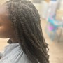 Natural Twists with  natural hair