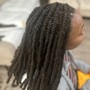 Natural Twists with  natural hair