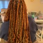 Large Box Braids/butt length