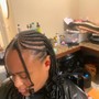 6-8 feed in braids