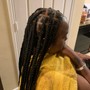 Small box braids/bob length