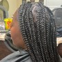 Medium Knotless box braids