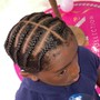 Braided Ponytail(Feed-In: Smedium)