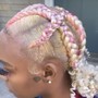 4 Feed in Braids