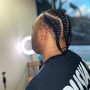 Cornrows w/ added hair