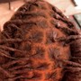 Small kinky human hair w/hair