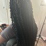 French curl Braids