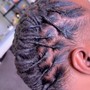 Kid's loc retwist