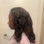 Feed in Braid ponytail