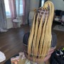 Knotless box braids (large