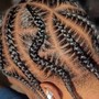 Men Stitch Braids ( 6 Braids )