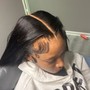 Ponytail with weave