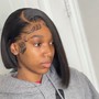 Ponytail with weave