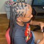 Kids braided ponytail