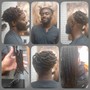 Comb coils/gel twist