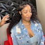 Closure wig install