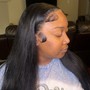 Closure wig install