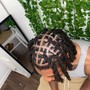 Loc feed in braids