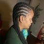 2  feed in braids