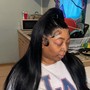 Closure wig install