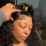 Closure wig install