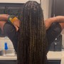 Knotless Braids curly ends (any length)