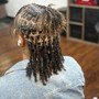 Natural 2 strand Twists ( twist out )