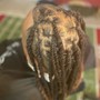 Box braids on natural hair