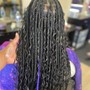 Medium Knotless  Braids