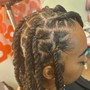 Goddess Braids On Natural Hair