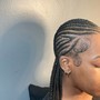 Jumbo knottless braids