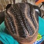 Natural Hair Cornrows