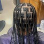 Foundation Cornrows for crochet / weave