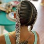 Stitch Braids (hair added) ($100/hr)