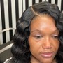 Half Up & Half Down Quick Weave