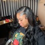 Half Up & Half Down Quick Weave