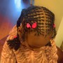 Spiral Set/Bantu knots/ braid out/pipe cleaners