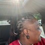 Loc Re-twist w/ Basic Style (Past Shoulder Length)