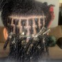 Loc Re-twist w/ Basic Style (Above Ear Length)