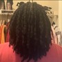 Loc Re-twist w/ Basic Style (Above Ear Length)