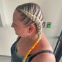 Shampoo & Style, Large Knotless Braids