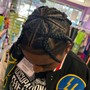 Mens basic cornrows