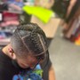 Mens basic cornrows