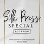 Color Retouch with  silk press