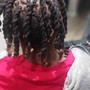 Natural Twists (2 Strands) shoulder length