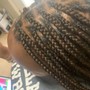 Medium knotless Box Braids