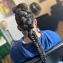 Feed in Braided Ponytail